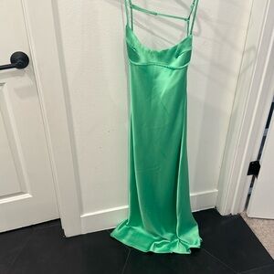 ZARA GREEN DRESS.
